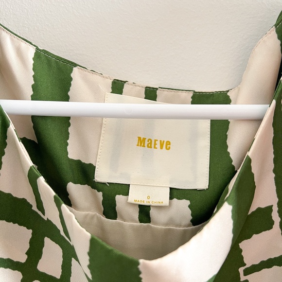 Maeve Broken Blocks Silk Plaid Dress - Picture 3 of 6